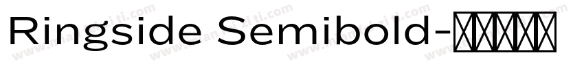 Ringside Semibold字体转换